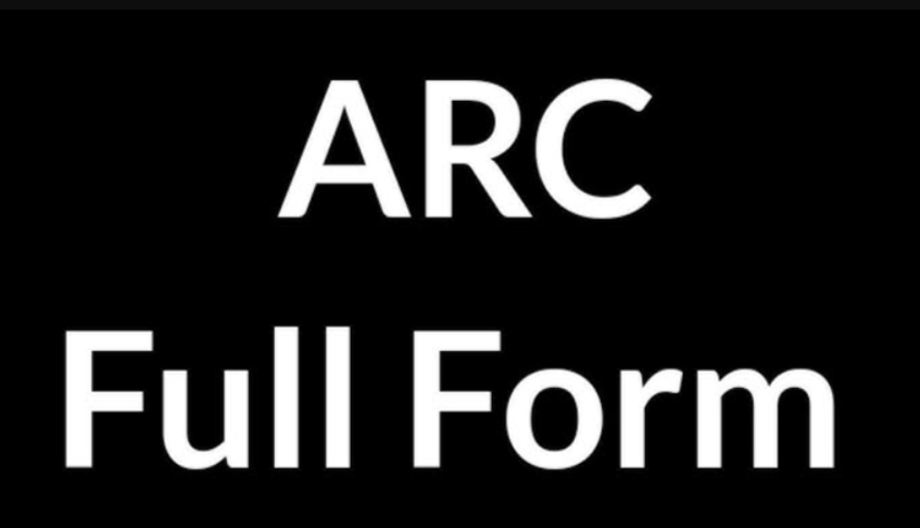What is Full Form of ARC in Banking?