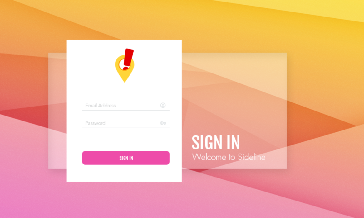 Sideline login and Guidelines